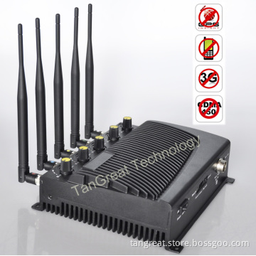 Five Bands Adjustable Cell Phone GPS&WiFi Jammer Tg-5ca (Euro Type)